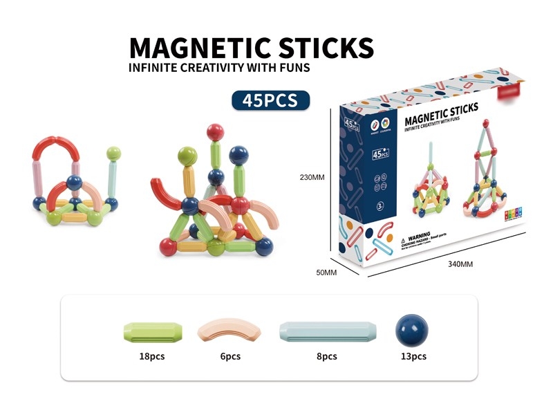 MAGNETIC STICKS 45PCS - HP1171591