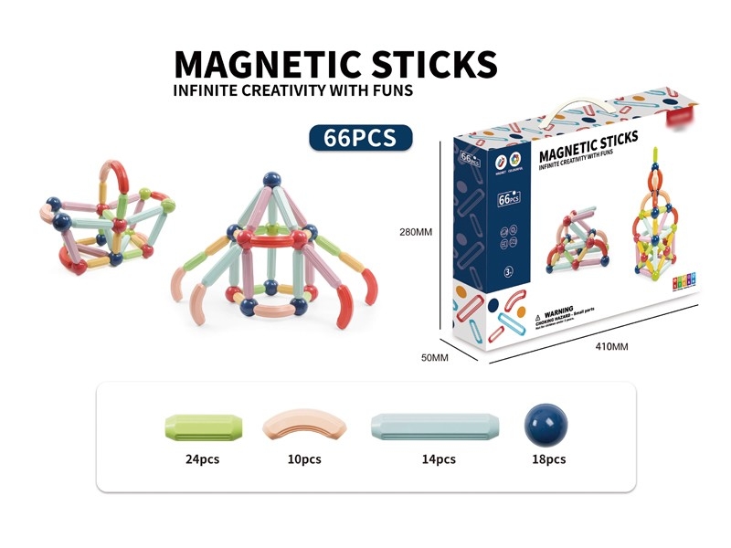 MAGNETIC STICKS 66PCS - HP1171592