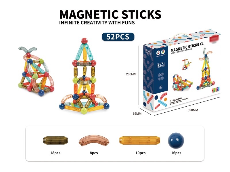 MAGNETIC STICKS 52PCS - HP1171596