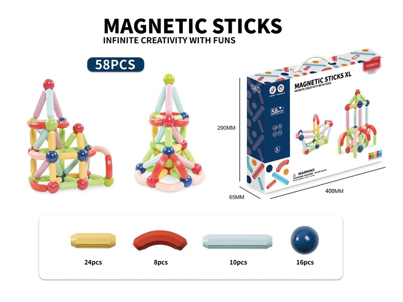 MAGNETIC STICKS 58PCS - HP1171599