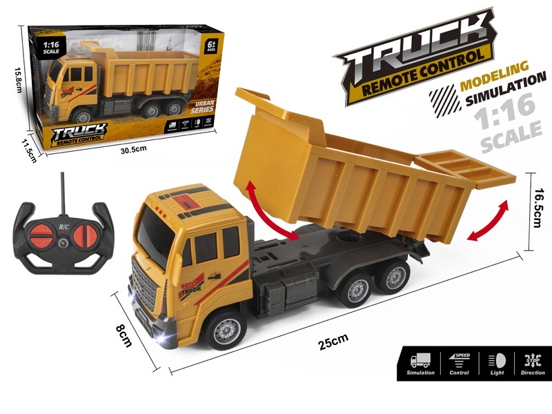 1：16四通重卡自卸工程遥控车 - HP1171610