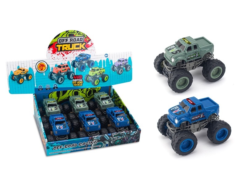 DOUBLE FRICTION CAR W/LIGHT & SOUND，6PCS/DISPLAY - HP1172133