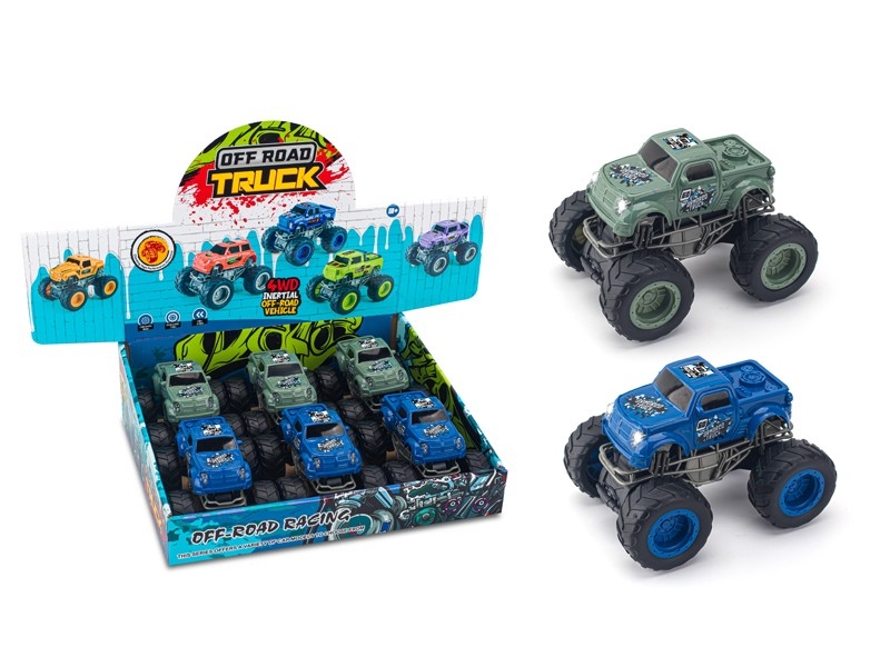 DOUBLE FRICTION CAR W/LIGHT & SOUND，6PCS/DISPLAY - HP1172136