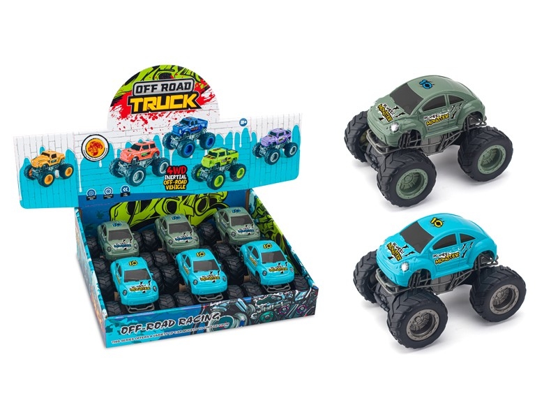 DOUBLE FRICTION CAR W/LIGHT & SOUND，6PCS/DISPLAY - HP1172138
