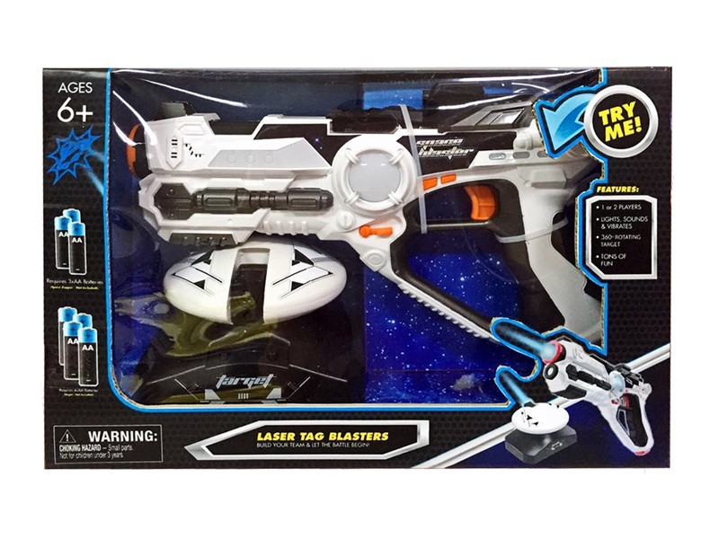 B/O SPACE GUN W/LIGHT & SOUND & SHAKE & PROJECTION ROBOT - HP1172194