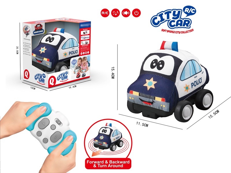 警车/红外线3通道遥控布车*音乐*喇叭 - HP1172220
