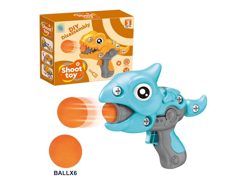 DIY ASSEMBLE DINOSAUR SOFT SHOOTING GUN - HP1172261