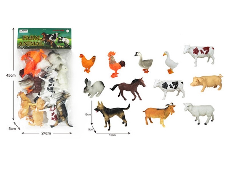 FARM ANIMAL SET 12PCS - HP1172439