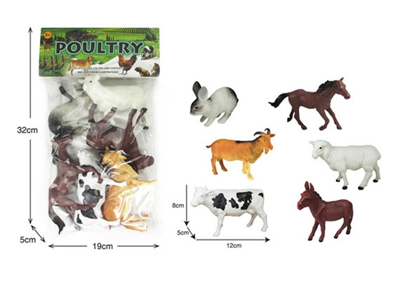 FARM ANIMAL SET 6PCS - HP1172440