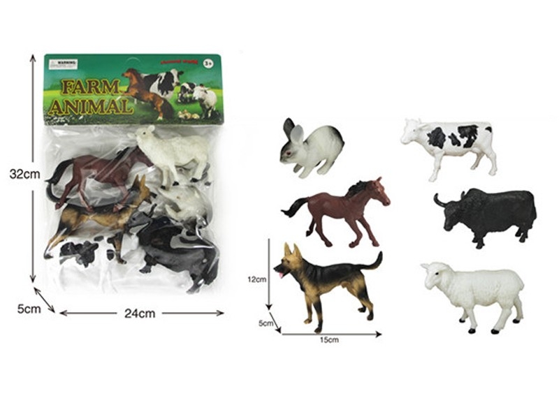 FARM ANIMAL SET 6PCS - HP1172441