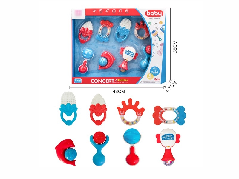 BABY RATTLE 8PCS - HP1173094