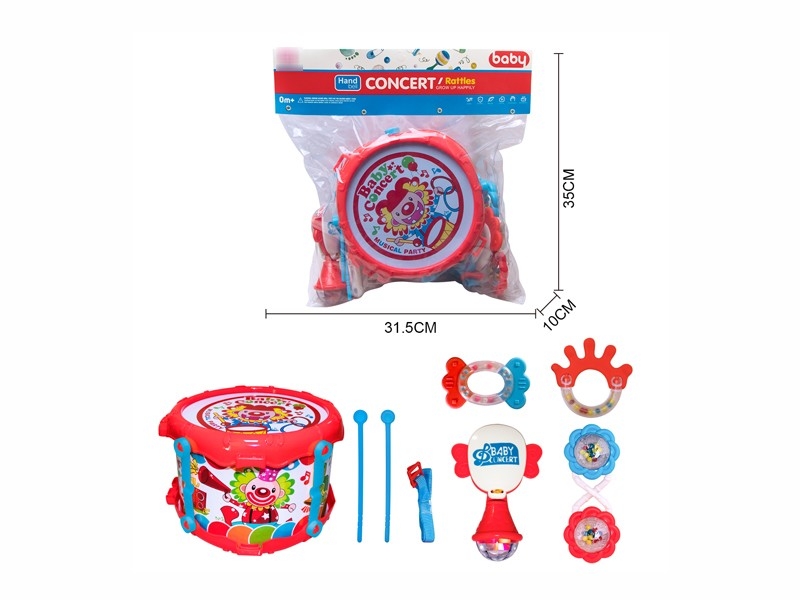 BABY RATTLE 8PCS - HP1173102