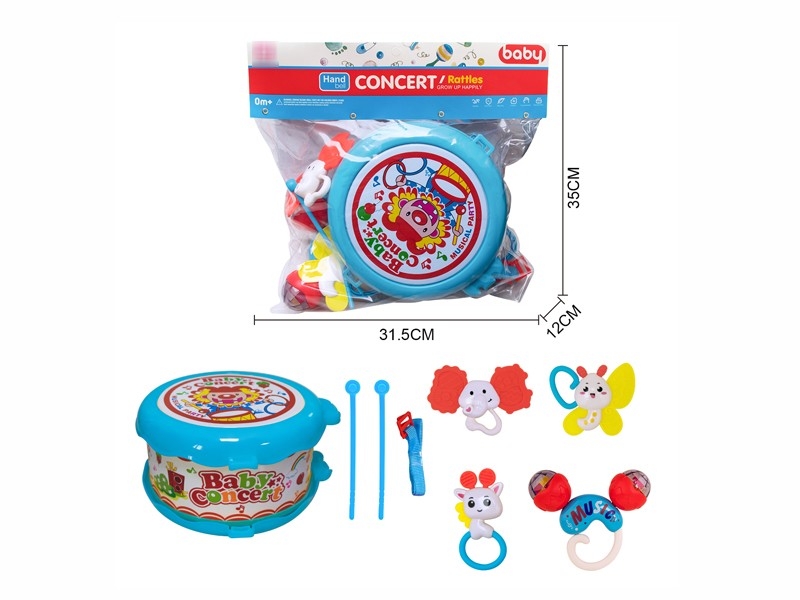 BABY RATTLE 8PCS - HP1173104
