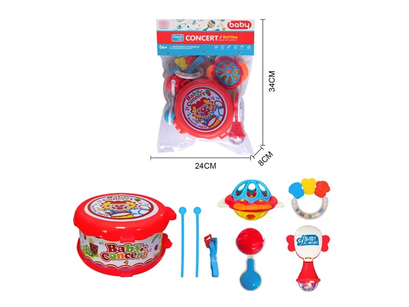 BABY RATTLE 8PCS - HP1173105