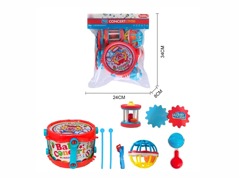 BABY RATTLE 8PCS - HP1173112