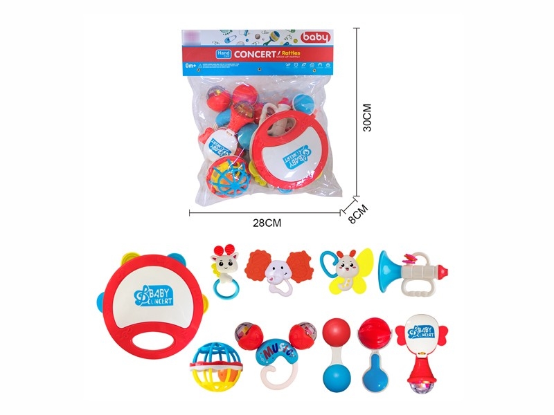 BABY RATTLE 10PCS - HP1173114