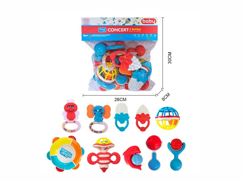 BABY RATTLE 10PCS - HP1173116