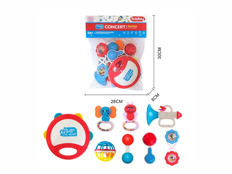 BABY RATTLE 8PCS - HP1173117