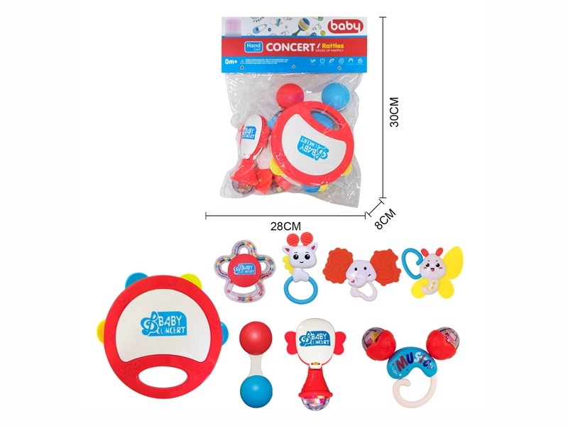 BABY RATTLE 8PCS - HP1173118