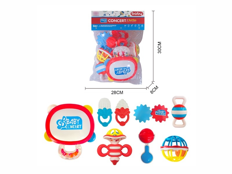 BABY RATTLE 8PCS - HP1173120