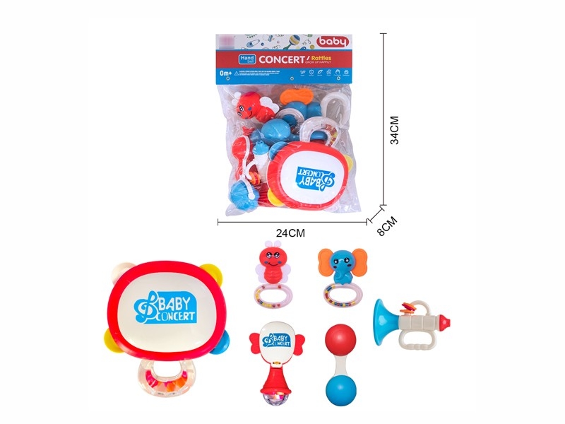 BABY RATTLE 6PCS - HP1173121