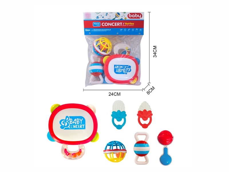 BABY RATTLE 6PCS - HP1173122