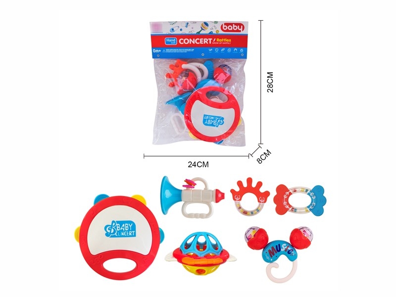 BABY RATTLE 6PCS - HP1173123