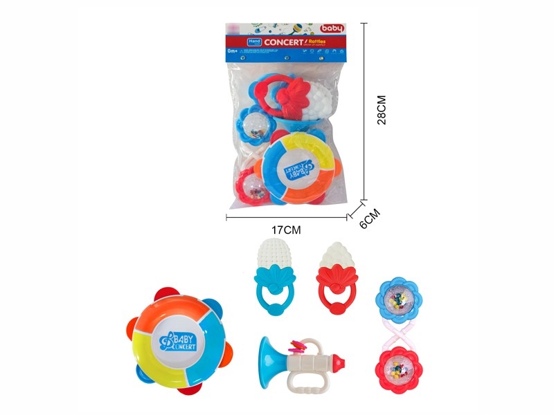 BABY RATTLE 5PCS - HP1173130