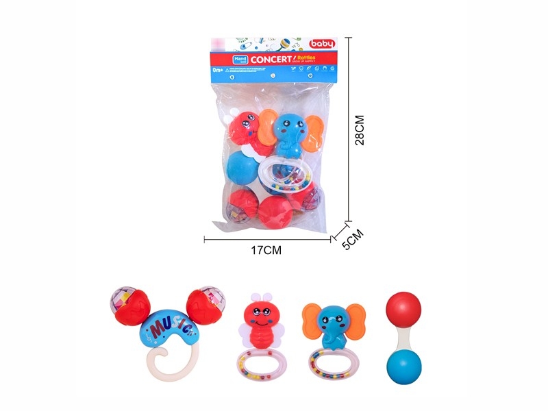 BABY RATTLE 4PCS - HP1173135