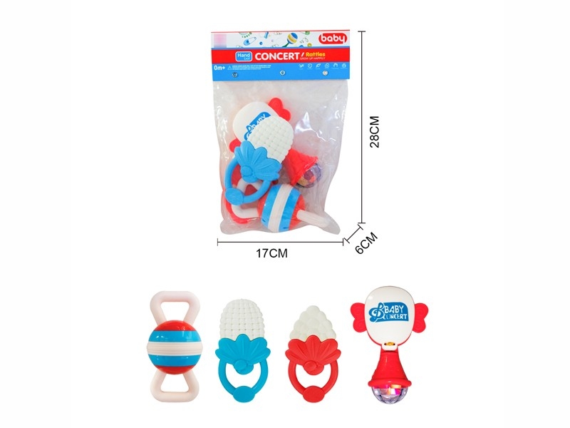 BABY RATTLE 4PCS - HP1173142