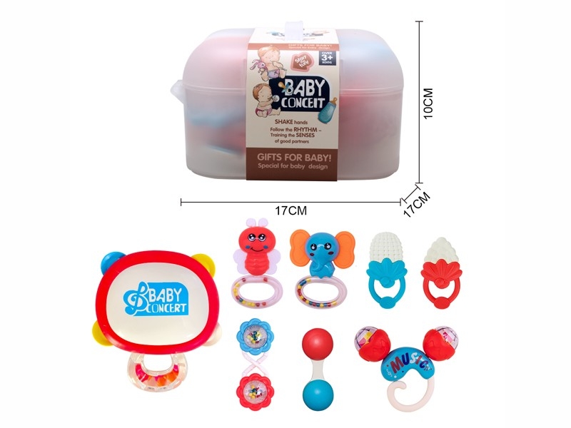 BABY RATTLE 8PCS - HP1173151