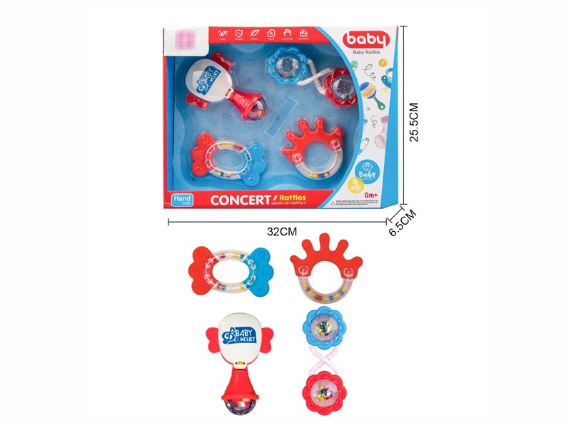 BABY RATTLE 4PCS - HP1173154