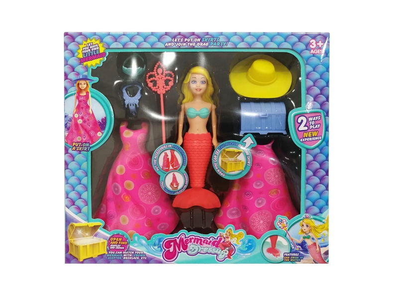 7”WIND UP  MERMAID W/ACCESSORIES - HP1173472