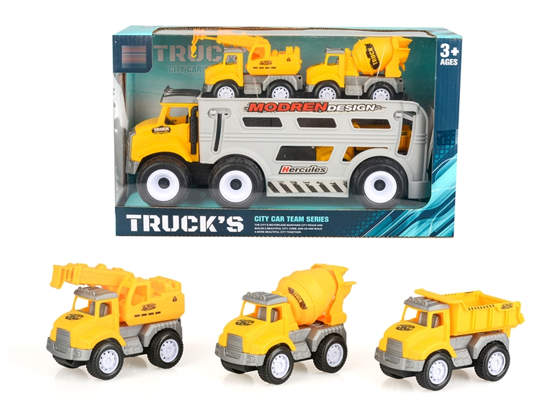 FRICTION CONSTRUCTION CAR + 3 PCS FREE WAY CAR - HP1173513