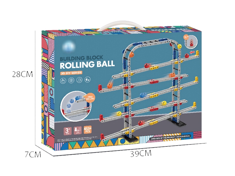TRACK SET + BUILDING BLOCKS (453 PCS+) - HP1173534