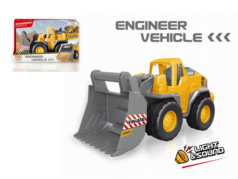 FRICTION CONSTRUCTION TRUCK W/LIGHT & SOUND (INCLUDED BATTERY) - HP1173668