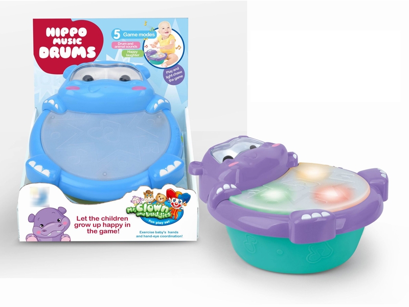 DRUM W/LIGHT & MUSIC PURPLE/BLUE - HP1173699