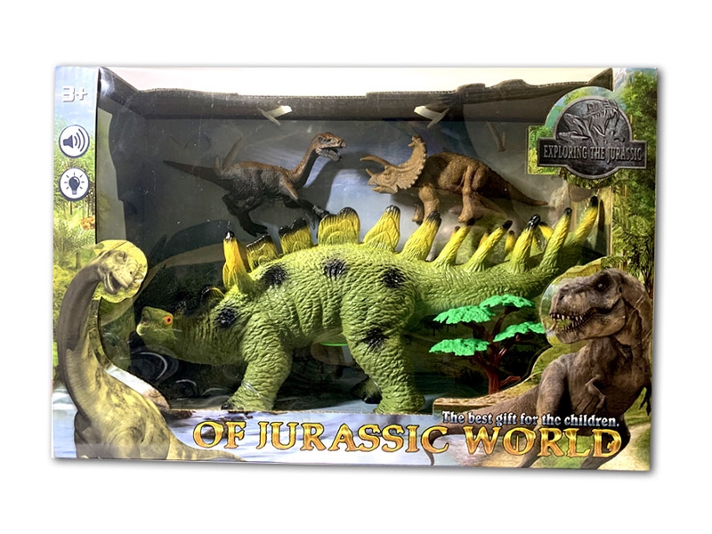 DINOSAUR SET W/LIGHT & IC - HP1173790