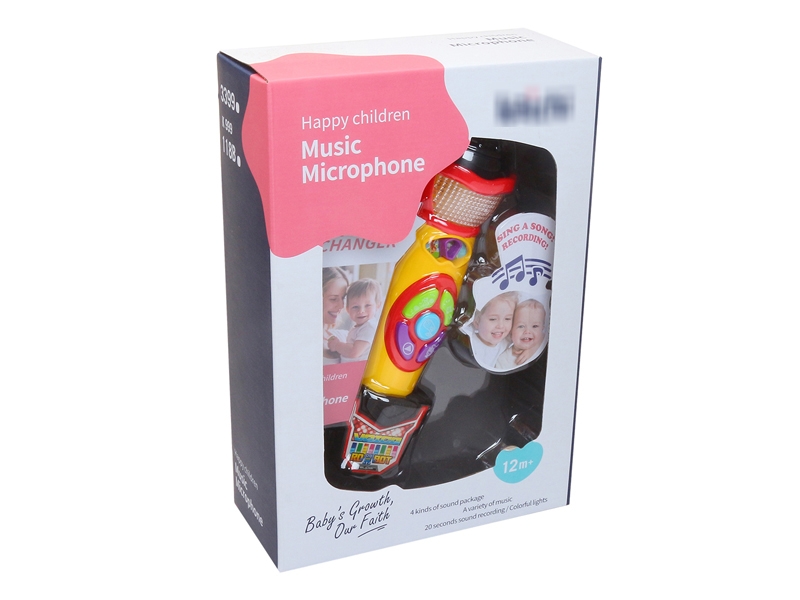 MICROPHONE WITH 4 SOUND CHANGING EFFECTS W/LIGHT & MUSIC - HP1173912