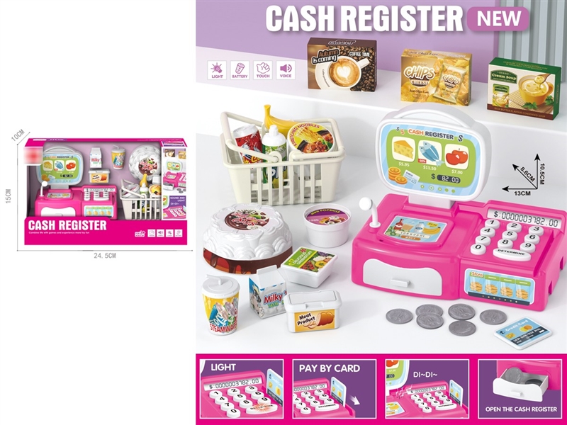 B/O CASH REGISTER W/LIGHT & SOUND  2 COLORS - HP1174394