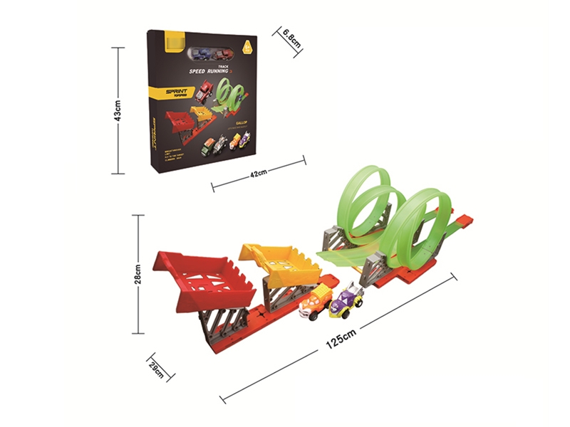 PULL BACK RAIL CAR - HP1174403