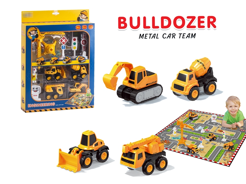 PULL BACK DIE CAST CAR+BLANKET - HP1174461