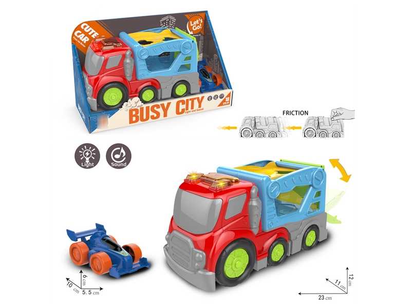 FRICTION CONSTRUCTION CAR W/LIGHT & SOUND - HP1174582