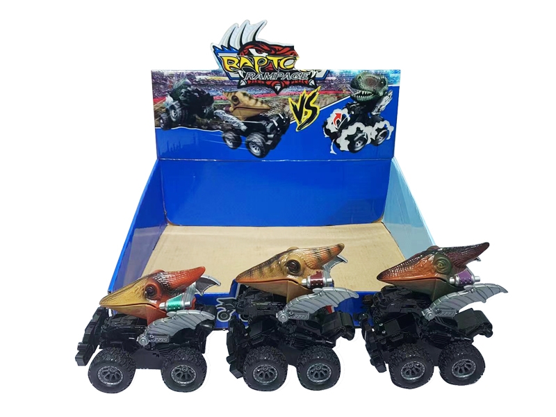 FRICTION & BOUNCE DINOSAUR CAR(9PCS/DISPLAY BOX ) - HP1174613