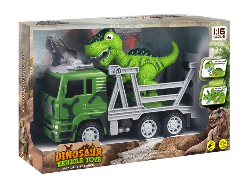 1:16 FRICTION TRUCK + DINOSAUR W/LIGHT & SOUND - HP1174729