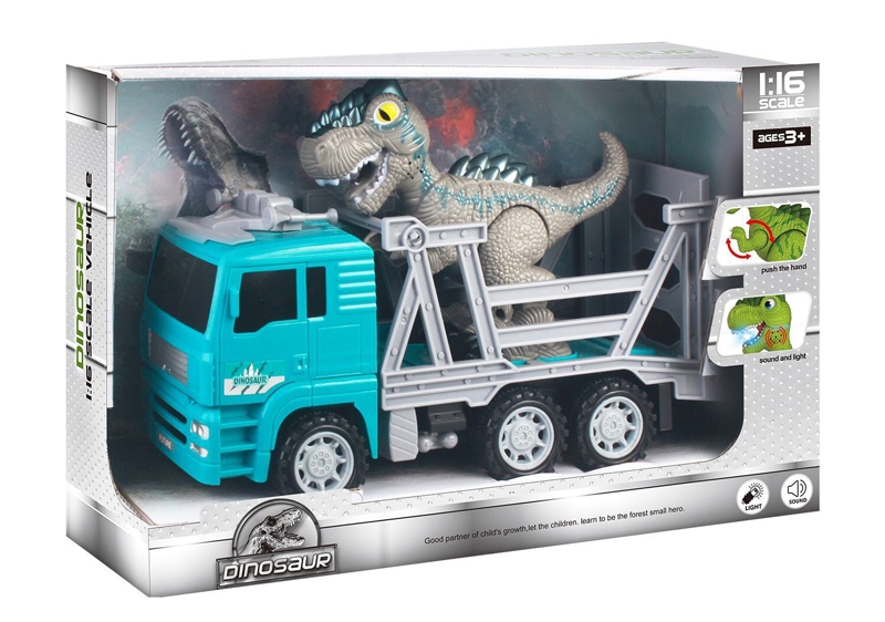 1:16 FRICTION TRUCK + DINOSAUR W/LIGHT & SOUND - HP1174730