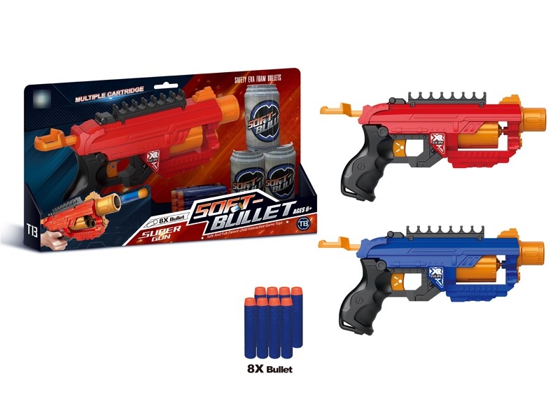 SOFT SHOOTING GUN W/8PCS BULLETS - HP1174847