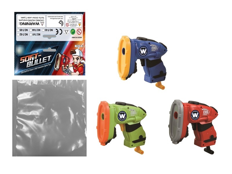 SOFT SHOOTING GUN W/4PCS BULLETS - HP1174851