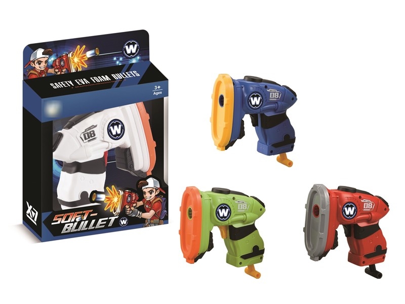 SOFT SHOOTING GUN W/4PCS BULLETS - HP1174856