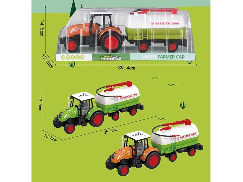 FRICTION FAMER TRUCK,GREEN/ORANGE - HP1174951